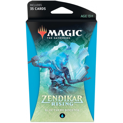 TCG Magic The Gathering Zendikar Rising Blue Theme Booster MAGIC THE GATHERING TCG Magic The Gathering Zendikar Rising Blue Theme Booster MAGIC THE GATHERING