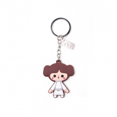 Star Wars - Princess Leia Rubber Keychain Star Wars - Princess Leia Rubber Keychain