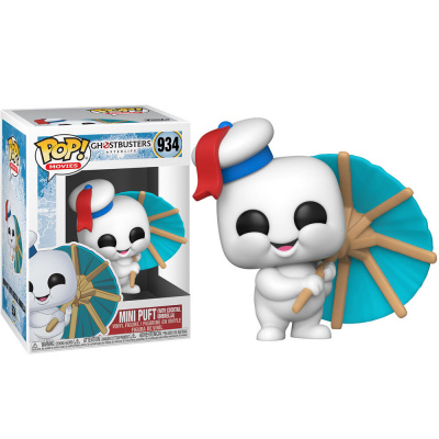 Pop! Movies: Ghostbusters Afterlife - Mini Puft with Cocktail Umbrella FUNKO Pop! Movies: Ghostbusters Afterlife - Mini Puft with Cocktail Umbrella FUNKO