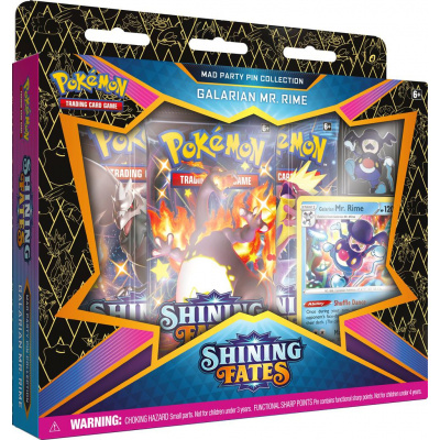 TCG Pokémon Shining Fates Mad Party Pin Collection - Galarian Mr. Rime POKEMON TCG Pokémon Shining Fates Mad Party Pin Collection - Galarian Mr. Rime POKEMON