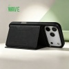 Afbeelding van Wave Magsafe Hoes met portemonnee iPhone 17 Pro Max - Zwart