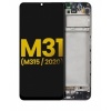 Image of Samsung Galaxy M31 (M315) LCD Display Assembly With Frame (Black)