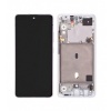 Image of Samsung Galaxy A51 5G (A516B/DS) LCD Display Assembly With Frame (Silver)
