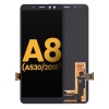 Image of Samsung Galaxy A8 2018 (A530F) service pack LCD Display Assembly No Frame (Black) -UE