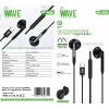 Bild von Wave WA-362B Wired Ear Phone Type-C (Black)