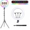 Afbeelding van Wave WA-327 RGB LED Ring Light 22-Inch with Remote Control & Soft Lighting for Photography & Video