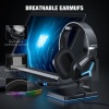 Image of ONIKUMA X9 Gaming Headset with Mic and Noise Canceling Gaming Headphone Wired Blue Light