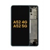 Image of Samsung Galaxy A52 Pulled LCD Display Assembly With Frame (Blue)
