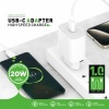 Afbeelding van Wave HP6-20 PD Travel Charger With Type-C to Type-C Cable 20W