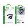 Afbeelding van Wave WA-357 Type-C To Dual Type-C Adapter (Call | Fast Charging | Music)