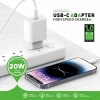 Afbeelding van Wave HP6-30 PD Travel Charger With Type-C to Lightning Cable 20W