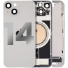 Image of Apple iPhone 14 OEM Pulled Mid-Frame Housing with Parts + Back Cover (White) -KY/CM