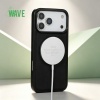Afbeelding van Wave Magsafe Hoes met portemonnee iPhone 17 Pro Max - Zwart