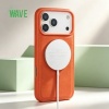 Afbeelding van Wave Magsafe Hoes met portemonnee iPhone 17 - Oranje