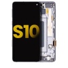 Image of Samsung Galaxy S10 5G (SM-G973F) Pulled LCD Display Assembly With Frame (Silver) - GGS