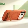 Afbeelding van Wave Magnetische Hoes met Stand iPhone 17 Pro - oranje