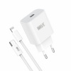 Bild von Quick Travel Charger 20W USB-C Port With 1M PD Cable | Wave WA-315W-10 (White)
