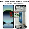 Image of Xiaomi Redmi Note 14 4G OLED LCD Display Assembly With Frame -LGY