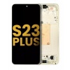 Afbeelding van Samsung Galaxy S23 Plus 5G (SM-S916B) Pulled LCD Scherm Met Frame (Cream)