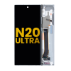 Image of Samsung Galaxy Note 20 Ultra 5G (N986F) Pulled LCD Display Assembly With Frame (Silver)