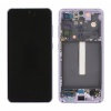 Image of Samsung Galaxy S21 FE 5G (SM-G990B) service pack LCD Display Assembly With Frame (Violet / Lavender)