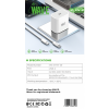Image of Quick Travel Charger 25W USB-C Port + 1M USB-C to USB-C Cable | Wave WA-317W-20 (White)