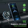 Image of Wave WA-194 Magnetic Wireless 15W Car Charger