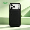 Afbeelding van Wave Magsafe Hoes met portemonnee iPhone 17 - Zwart