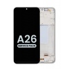 Bild von Samsung Galaxy A26 5G (SM-A266)) service pack LCD Display Assembly With Frame (White)