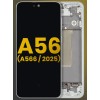 Image of Samsung Galaxy A56 (SM-A566) service pack LCD Display Assembly With Frame (Green)