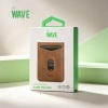 Afbeelding van Wave Card Wallet Leather MagSafe Luxe - Bruin