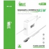 Image of Wave Magsafe L-Interface Power Adapter 85W (WA-272) - KU