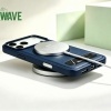 Bild von Wave Magnetische Hoes met Stand Galaxy S24 FE - Blue