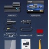 Image of GKU|D600 4K Dashcam Front and Rear,WiFi,WDR,170° Wide Angle,G-Sensor, APP Control, Night Vision