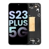 Image of Samsung Galaxy S23 Plus 5G (SM-S916F) Pulled LCD Display Assembly With Frame (Black)