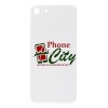 Image of Big Hole Battery Back Glass Cover Replacement iPhone SE 2022 -White
