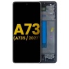 Image of Samsung Galaxy A73 (SM-A736B) service pack LCD Display Assembly With Frame (Gray)