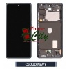 Image of Samsung Galaxy S20 FE (SM-G780F) Pulled LCD Display Assembly With Frame (Navy Blue / Black) – CKY