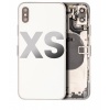 Image of iPhone XS Pulled Mid-Frame Housing with Parts No Battery (White) - KY