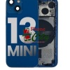 Image of Apple iPhone 13 Mini Pulled Mid-Frame Housing with Parts No Battery (Blue) -CGS