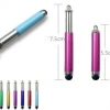 Image of Multi-Functional & Retractable Stylus Touch Screen Pen For Touch Screen Tablets And | Black