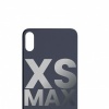 Image of Big Hole Battery Back Glass Cover Replacement iPhone XS Max | Black