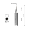 Image of Quick 960-i Silver iron soldering tip