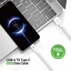 Afbeelding van Wave WA-230 USB-A to Type-C Nylon data Cable 1M
