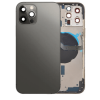 Afbeelding van iPhone 12 Pro Max Pulled Mid-Frame Housing With Parts No Charging Port (Black)