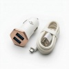 Afbeelding van Car Charger Dual USB-A Port + Micro Cable (White)