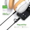 Bild von Wave WA-348 2in1 Lightning + USB-C To 3.5 mm jack Cable (Black)