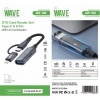 Image of Wave WA-410 OTG Card Reader 2 in 1 Type-C & Lightning Plug and Play