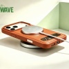 Afbeelding van Wave Magnetische Hoes met Stand iPhone 17 Air - oranje