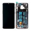 Image of One Plus 6T ORI LCD Display With Frame (Black) - UUM